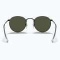 Akiniai nuo saulės Ray-Ban Round Metal black/green g-15 5