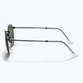 Akiniai nuo saulės Ray-Ban Round Metal black/green g-15 7