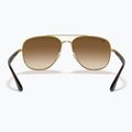 Akiniai nuo saulės Ray-Ban RB3683 arista gold/brown 5