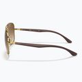Akiniai nuo saulės Ray-Ban RB3683 arista gold/brown 7