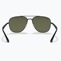 Akiniai nuo saulės Ray-Ban RB3683 black/green g-15 polarized 5