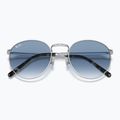 Akiniai nuo saulės Ray-Ban New Round silver/blue 3