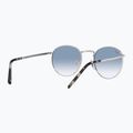 Akiniai nuo saulės Ray-Ban New Round silver/blue 6