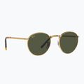 Akiniai nuo saulės Ray-Ban New Round gold/green