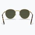 Akiniai nuo saulės Ray-Ban New Round gold/green 5