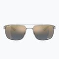 Akiniai nuo saulės Ray-Ban RB3701 Polarized+ Lenses silver/blue gold polarized+ 2