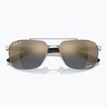 Akiniai nuo saulės Ray-Ban RB3701 Polarized+ Lenses silver/blue gold polarized+ 3