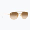 Akiniai nuo saulės Ray-Ban RB3707 Polarized+ Lenses arista gold/brown