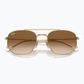 Akiniai nuo saulės Ray-Ban RB3707 Polarized+ Lenses arista gold/brown 3