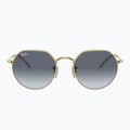 Akiniai nuo saulės Ray-Ban Jack arista gold/blue grey 2