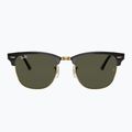 Akiniai nuo saulės Ray-Ban Clubmaster Classic black/gold/green g-15 2