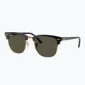 Akiniai nuo saulės Ray-Ban Clubmaster Classic black/gold/green g-15 4