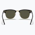 Akiniai nuo saulės Ray-Ban Clubmaster Classic black/gold/green g-15 5