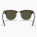 Akiniai nuo saulės Ray-Ban Clubmaster Classic tortoiseshell/gold/green g-15 5