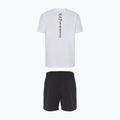 Marškinėlių komplektas + šortai EA7 Emporio Armani Ventus7 Travel white/black 2