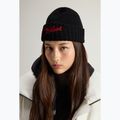 Vyriška žieminė kepurė Woolrich Merino Wool Logo Beanie black 5