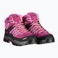 Jaunimo žygio batai CMP Rigel Mid berry / pink fluo 8