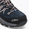 Vaikiški žygio batai CMP Rigel Mid Wp asphalt/rose 7