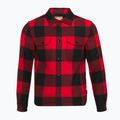 Vyriška striukė Woolrich Alaskan Wool Check Overshirt charcoal buffalo red buffalo