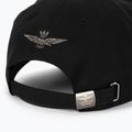 Vyriška kepuraitė su snapeliu Aeronautica Militare Basic With Metal Eagle jet black 5