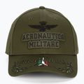 Vyriška kepuraitė su snapeliu Aeronautica Militare Embossed Embroidery military green 2