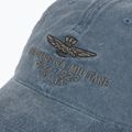 Vyriška kepuraitė su snapeliu Aeronautica Militare Pigment Treated blue navy 3