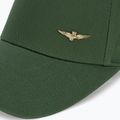 Vyriška kepuraitė su snapeliu Aeronautica Militare Basic With Metal Eagle seaweed green 3