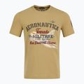 Vyriški marškinėliai Aeronautica Militare Tornado antelope beige