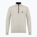 Vyriškas megztinis Aeronautica Militare 1/2 Zip stone melange