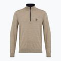Vyriškas megztinis Aeronautica Militare 1/2 Zip sand melange