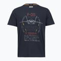 Vyriški marškinėliai Aeronautica Militare TS2536UJ00641 navy blue