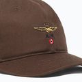 Vyriška kepurė su snapeliu Czapka Aeronautica Militare 262HA1246UCT02261 autumn brown 3