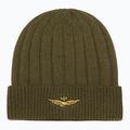 Vyriška žieminė kepurė Czapka Aeronautica Militare 262CU0098UL00485 verde militare