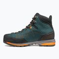 Vyriški priėjimo prie trasų batai SCARPA Zodiac TRK GTX petrol/rust orange 10