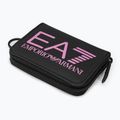 Piniginė EA7 Emporio Armani Train Zip Around black/cyclamen