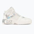 Batai EA7 Emporio Armani Basket Mid white/iridescent 2