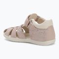 Vaikiški sandalai Geox Macchia rose/off white 3