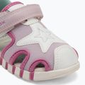 Vaikiški sandalai Geox Iupidoo white/fuchsia 7