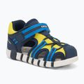 Vaikiški sandalai Geox Iupidoo navy/fluo yellow