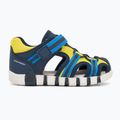 Vaikiški sandalai Geox Iupidoo navy/fluo yellow 2