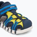 Vaikiški sandalai Geox Iupidoo navy/fluo yellow 7