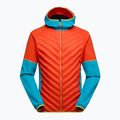 La Sportiva vyriška hibridinė striukė Koro cherry tomato/tropic blue