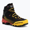 Vyriški alpinizmo batai La Sportiva Aequilibrium ST GTX black/yellow