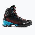 Moteriški alpinizmo batai La Sportiva Aequilibrium ST GTX black/hibiscus 9