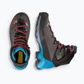Moteriški trekingo batai La Sportiva Aequilibrium Trek GTX carbon/malibu blue 13