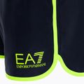 Vyriški maudymosi šortai EA7 Emporio Armani Water Sports Core Piping blu navy/fluo lime 3