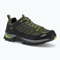 Vyriški CMP Rigel Low Wp džiunglių/geltonos spalvos fluo trekingo batai