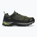 Vyriški CMP Rigel Low Wp džiunglių/geltonos spalvos fluo trekingo batai 2
