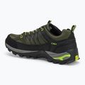 Vyriški CMP Rigel Low Wp džiunglių/geltonos spalvos fluo trekingo batai 3