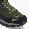Vyriški CMP Rigel Low Wp džiunglių/geltonos spalvos fluo trekingo batai 7